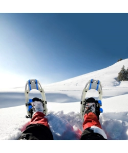 CIASPOLE  DA NEVE ALLUMINIO TREKKING ALPINISMO K2
